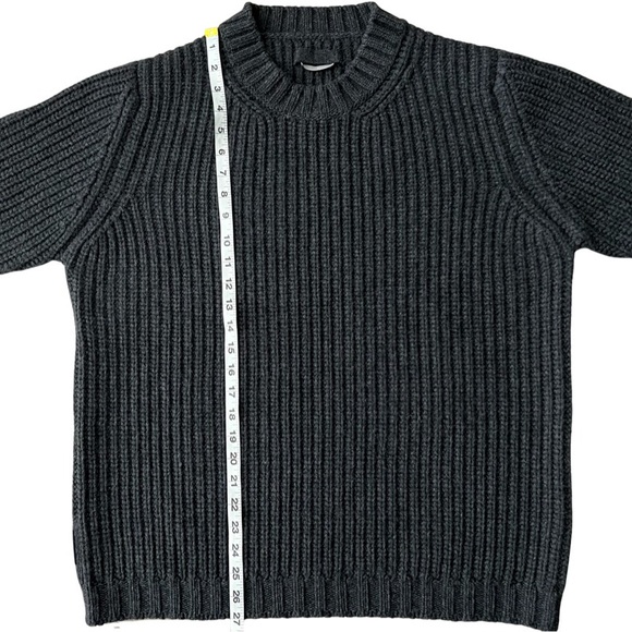 Prada Wool/Cashmere Mock Neck Gray Sweater. Size 58 (US48)MUST READ ABOUT SIZE‼️ - Picture 11 of 16